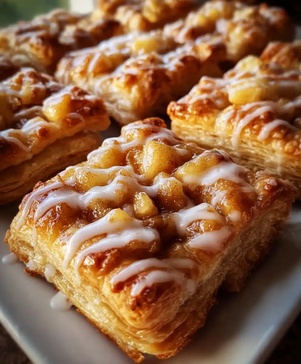 apple danish recipe Ribboned Apple Glaze