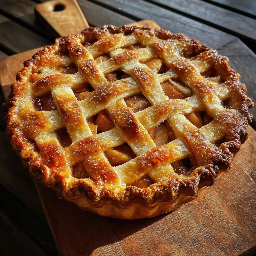 apple.pie recipe Brown Sugar Lattice Top