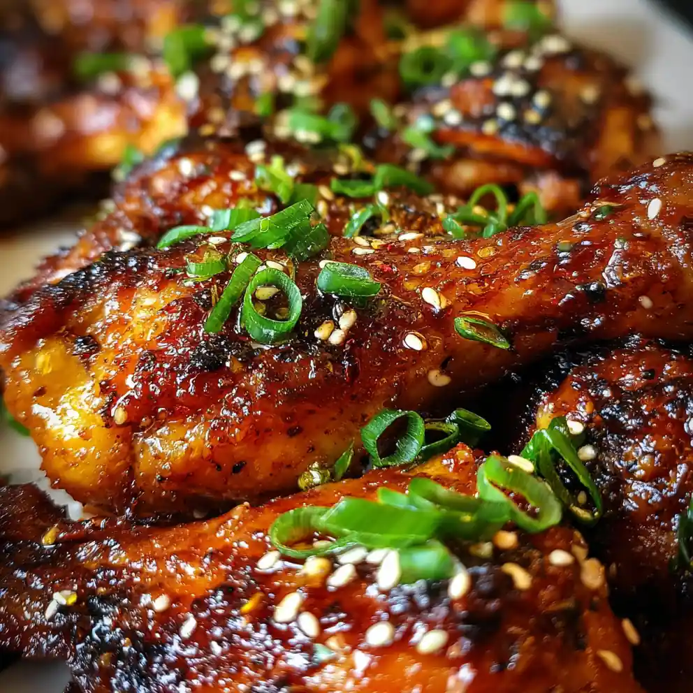 baked drumstick recipe Honey-Chili Lacquered