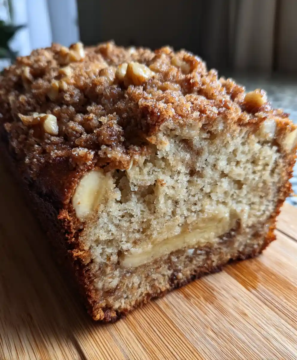 banana loaf recipe Walnut Streusel Crowned