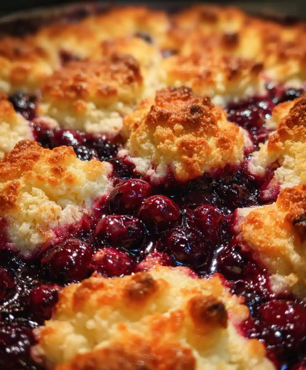 blueberry cobbler recipe easy Lemon Sugar Lid