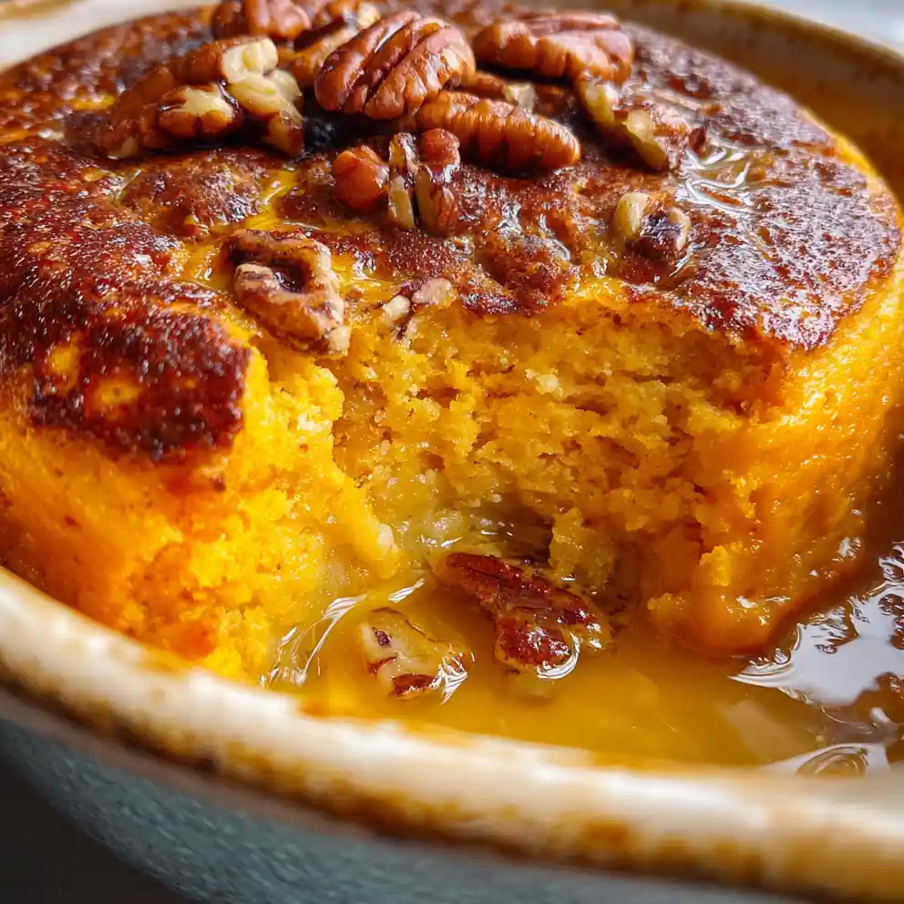 carrot souffle recipe Orange Cloud With Pecan Dust