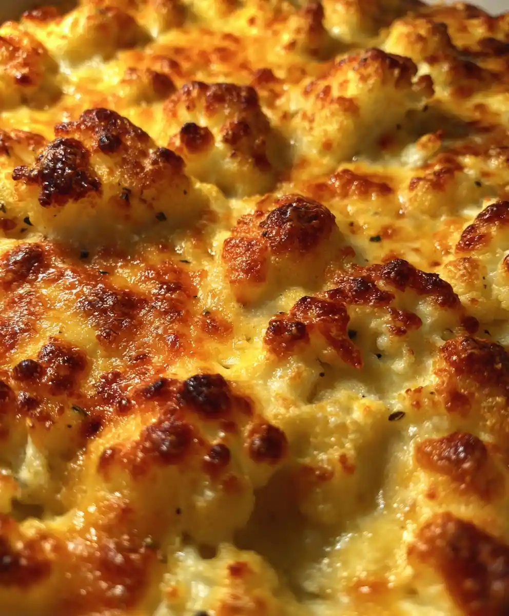 cauliflower gratin recipe Golden Cheddar Crown