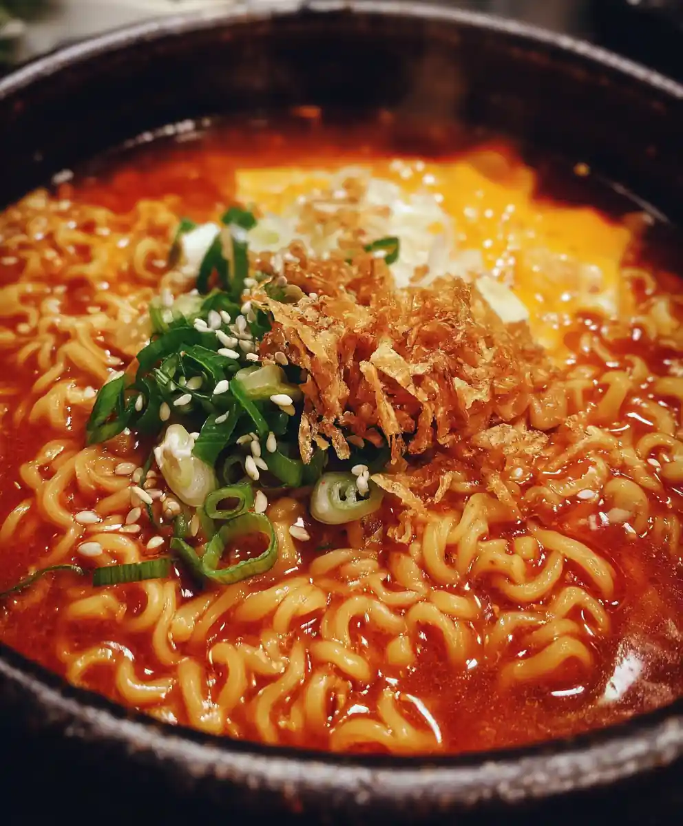 cheesy ramen recipe