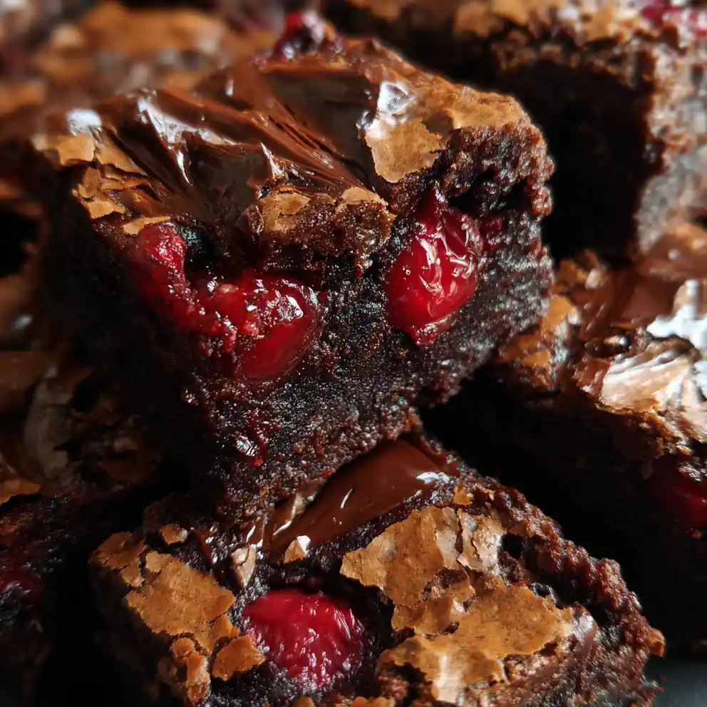 Gooey Brownie Recipe Fudge Swirl And Cherry Gems 6 gooey brownie recipe Fudge Swirl and Cherry Gems
