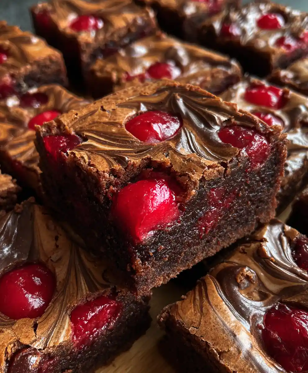 Gooey Brownie Recipe Fudge Swirl And Cherry Gems 7 gooey brownie recipe Fudge Swirl and Cherry Gems