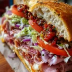 Grinder Sandwich Recipe Cherry Pepper Relish And Provolone 1762519888.0924056