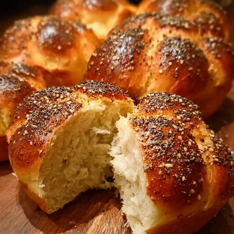 kaiser roll recipe Golden Seeded Crown