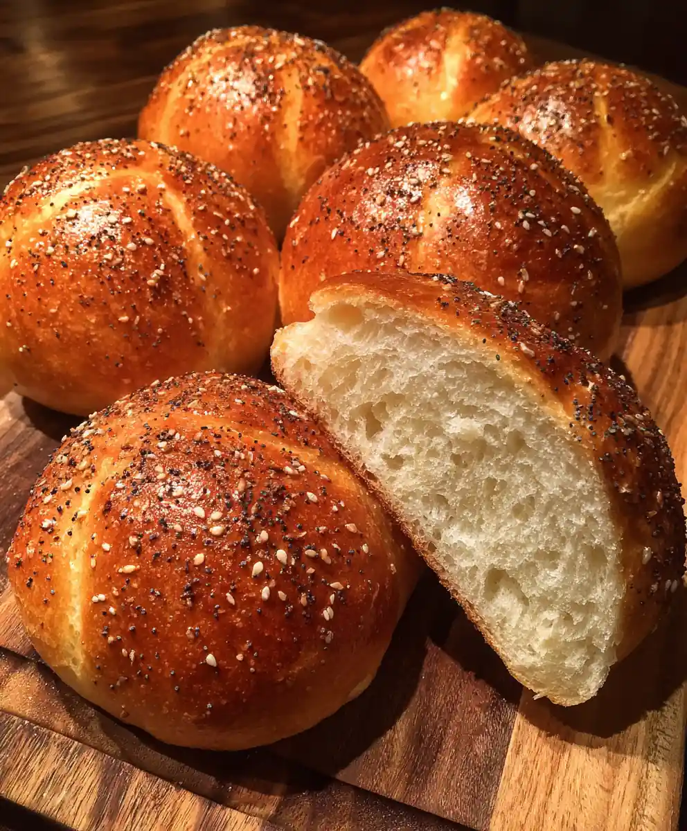kaiser roll recipe Golden Seeded Crown