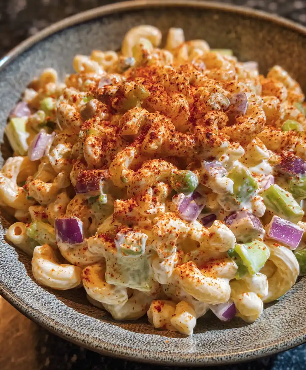 macaroni salad recipe easy Paprika Dust and Pea Pops