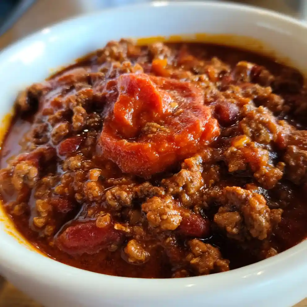 meaty chili recipe Fire-Roasted Red Pepper Swirl
