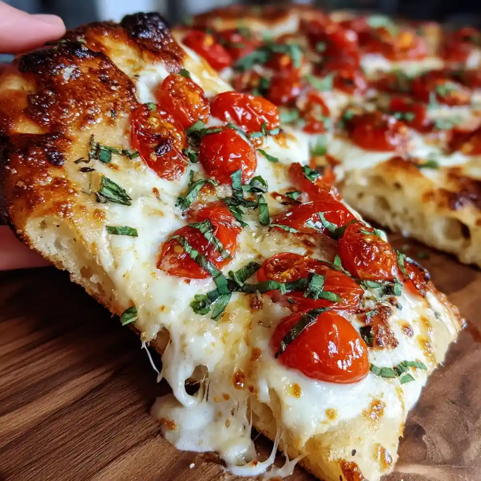 naan pizza recipe Roasted Tomato and Basil Coins