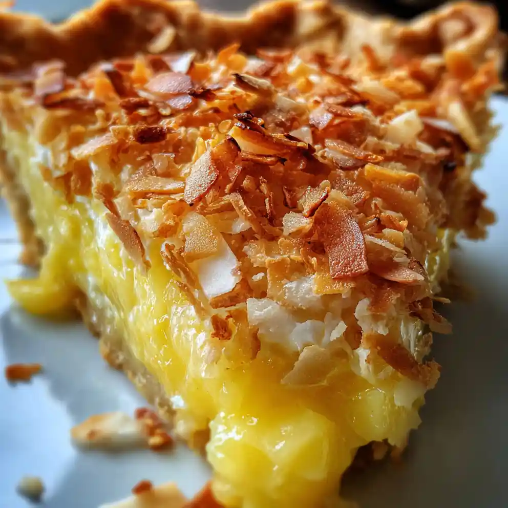 pineapple pie recipe Sunshine Yellow With Coconut Snow