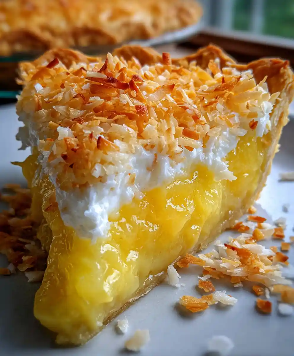 pineapple pie recipe Sunshine Yellow With Coconut Snow