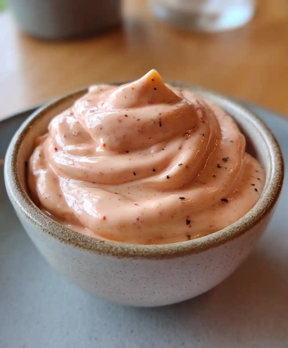 raising cane sauce recipe Peppery Pink Dipping Sauce