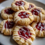 Raspberry Thumbprint Cookie Recipe Almond Glazed Ruby Centers 1762469667.6411076