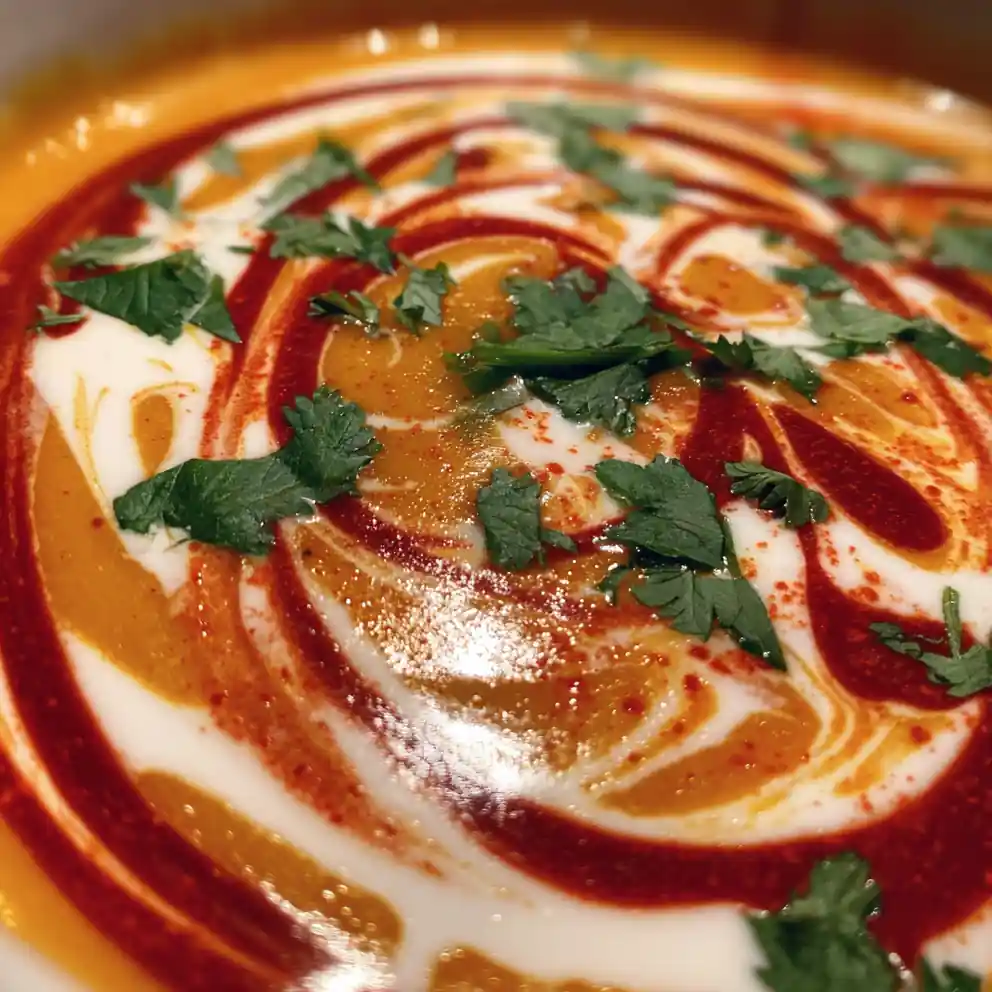 recipe for butternut squash soup Coconut Cream Chili Swirl