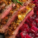 Roast Beef Recipe Oven Garlic Herb Crust With Beet Relish 1762517181.6025677