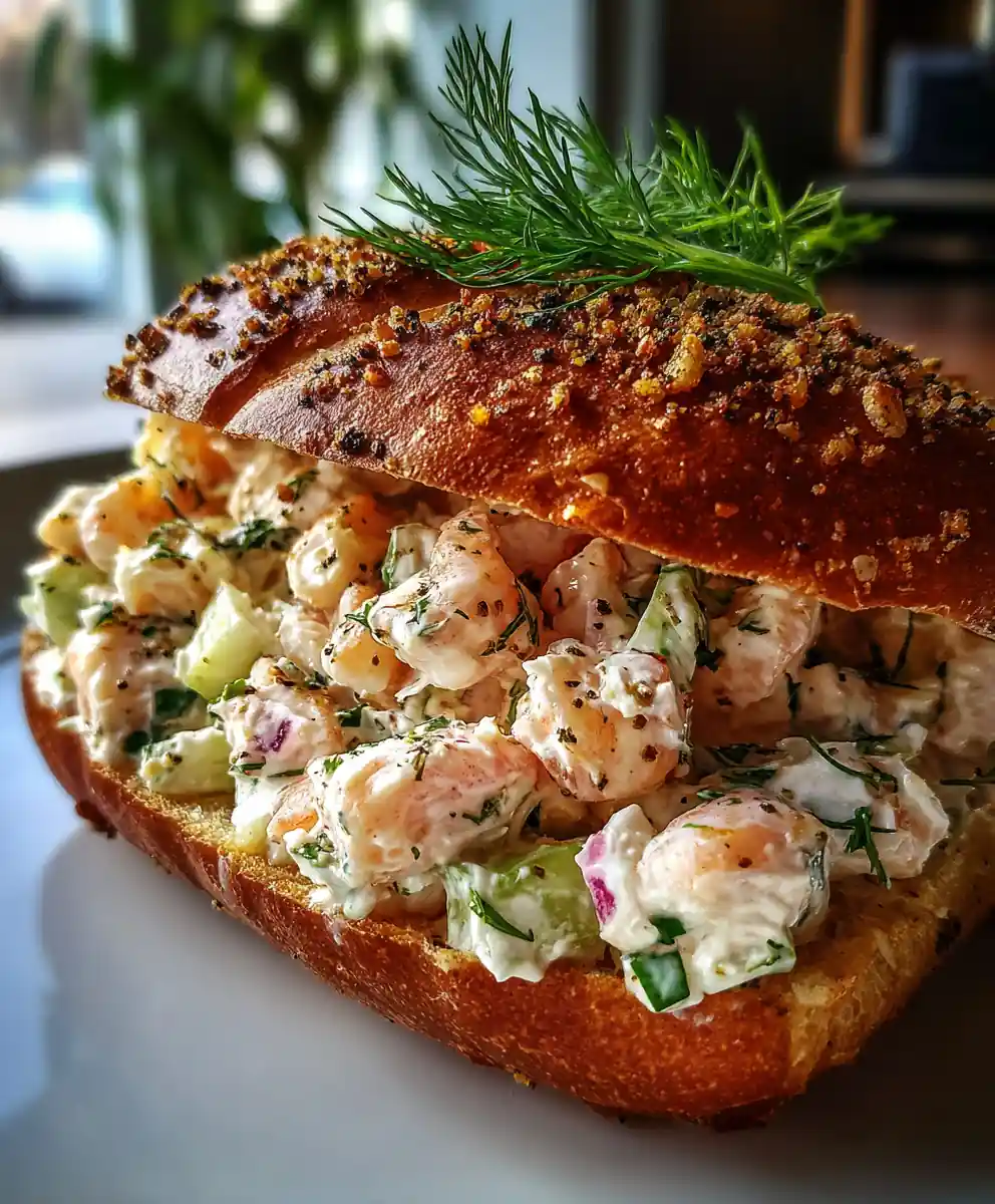 shrimp salad sandwich recipe