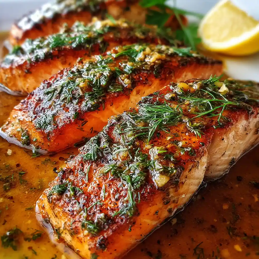 simple salmon recipe Herb-Lemon Pan Gloss