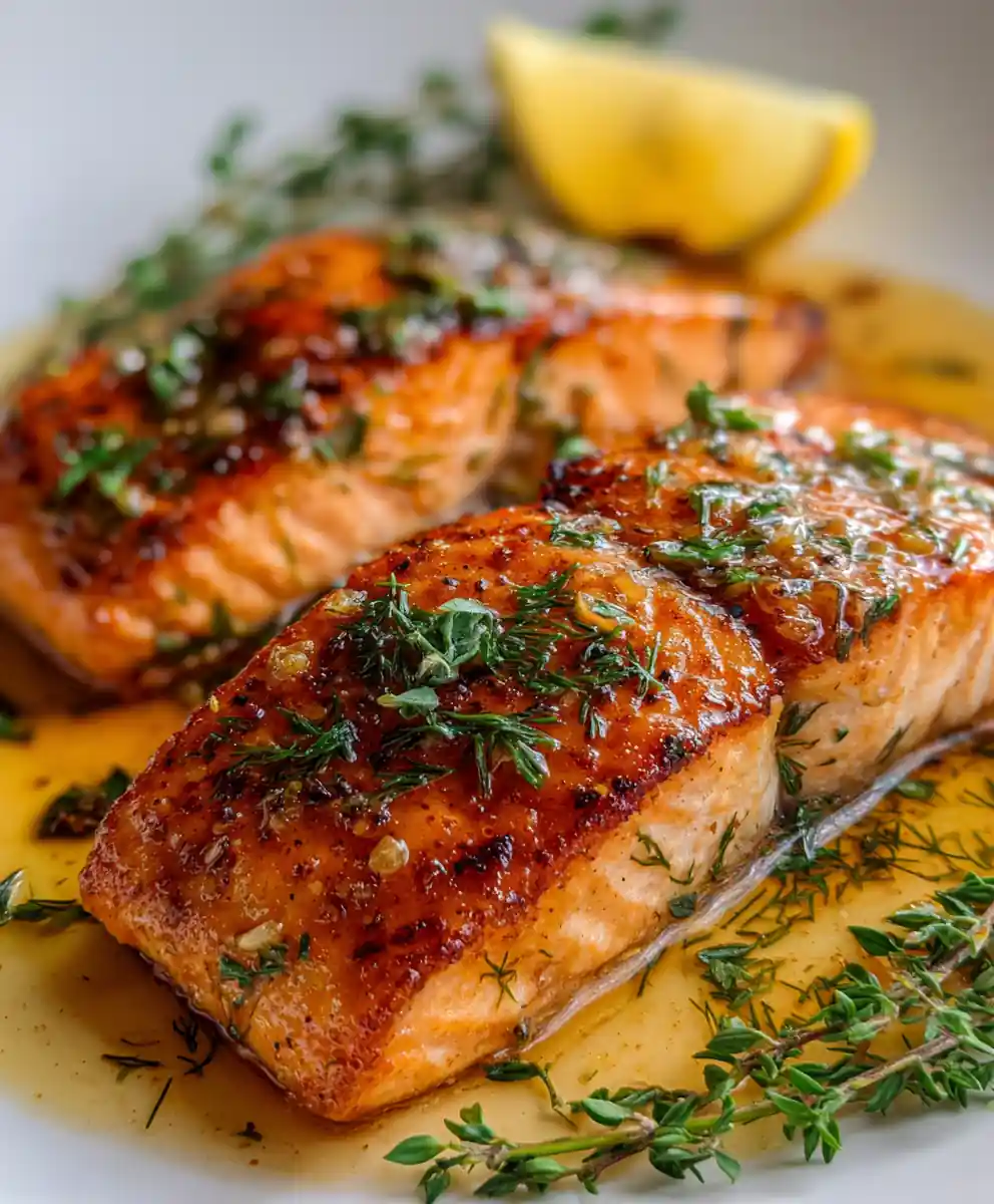 simple salmon recipe Herb-Lemon Pan Gloss