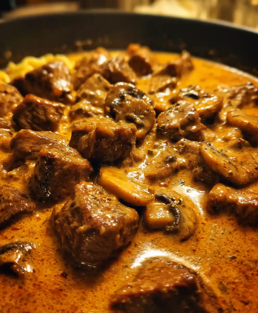 slow cooker beef stroganoff recipe Paprika Mushroom Cream