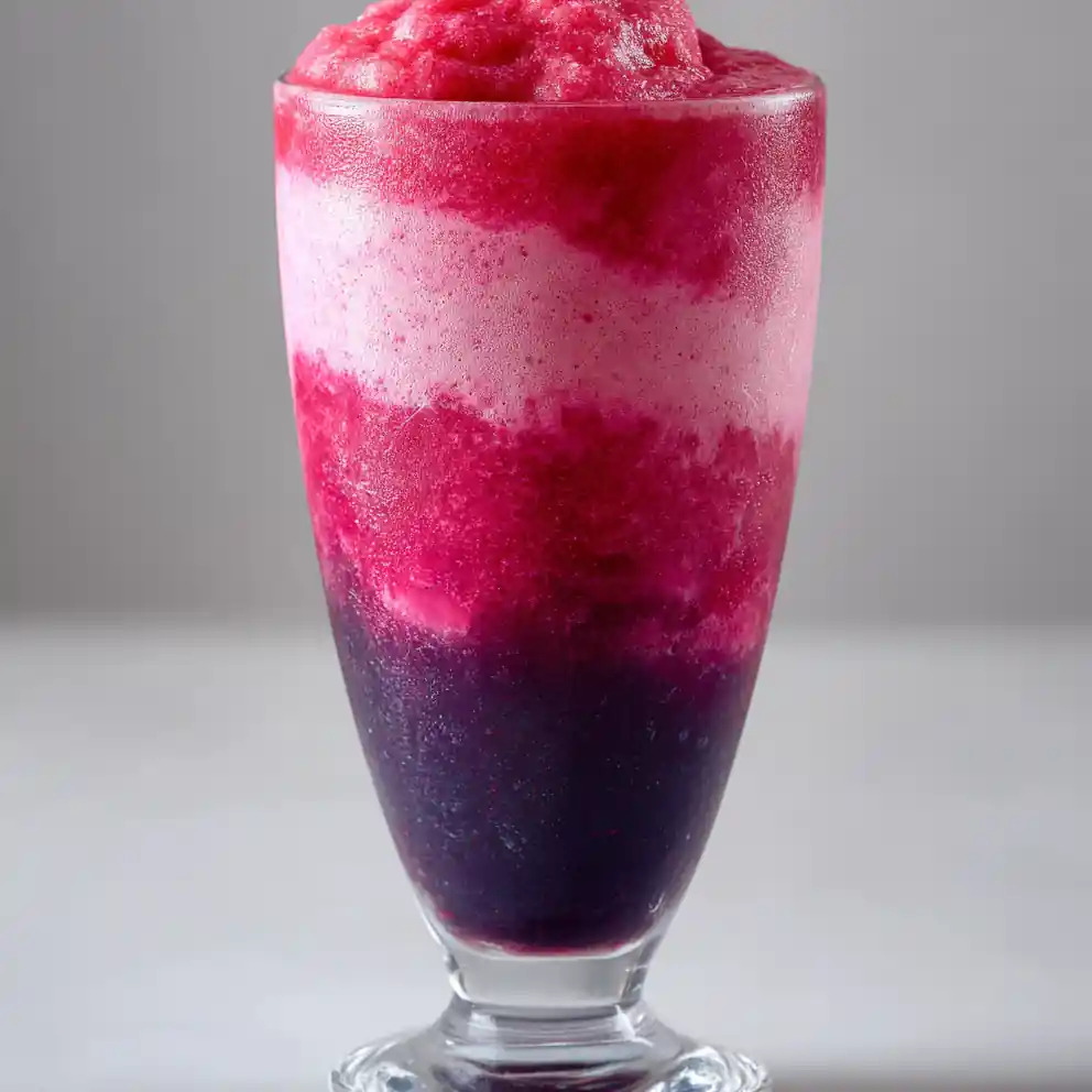 Smoothie Recipe With Frozen Fruit Sunset Berry Layered Glass 1762696103.5530348