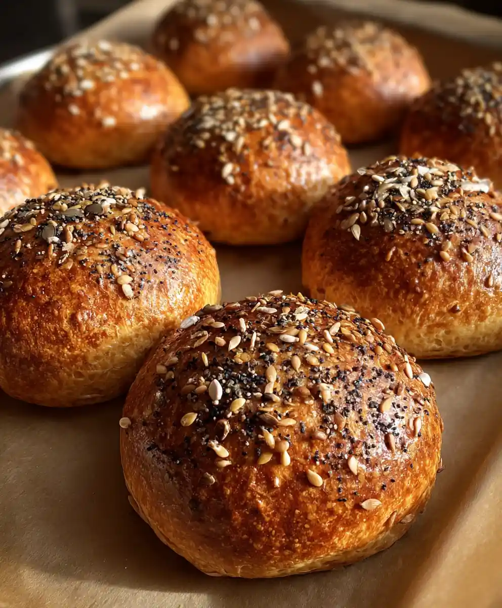 Sourdough Buns Recipe Burnished Seeded Rolls 7 sourdough buns recipe Burnished Seeded Rolls