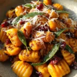 Sweet Potato Gnocchi Recipe Brown Butter Sage With Cranberries 1762528886.6349425