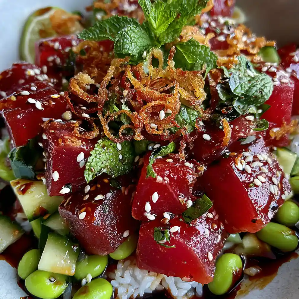 Tuna Poke Bowl Recipe 6 tuna poke bowl recipe