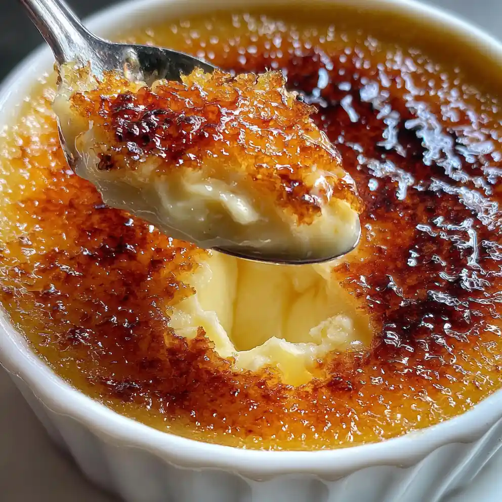 vanilla custard recipe Torch-Brûléed Sugar Glass