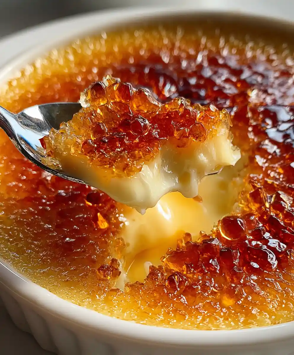 vanilla custard recipe Torch-Brûléed Sugar Glass