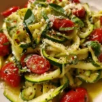 Zucchini Pasta Recipe Lemon Basil Ribboned Noodles 1762504075.9519885