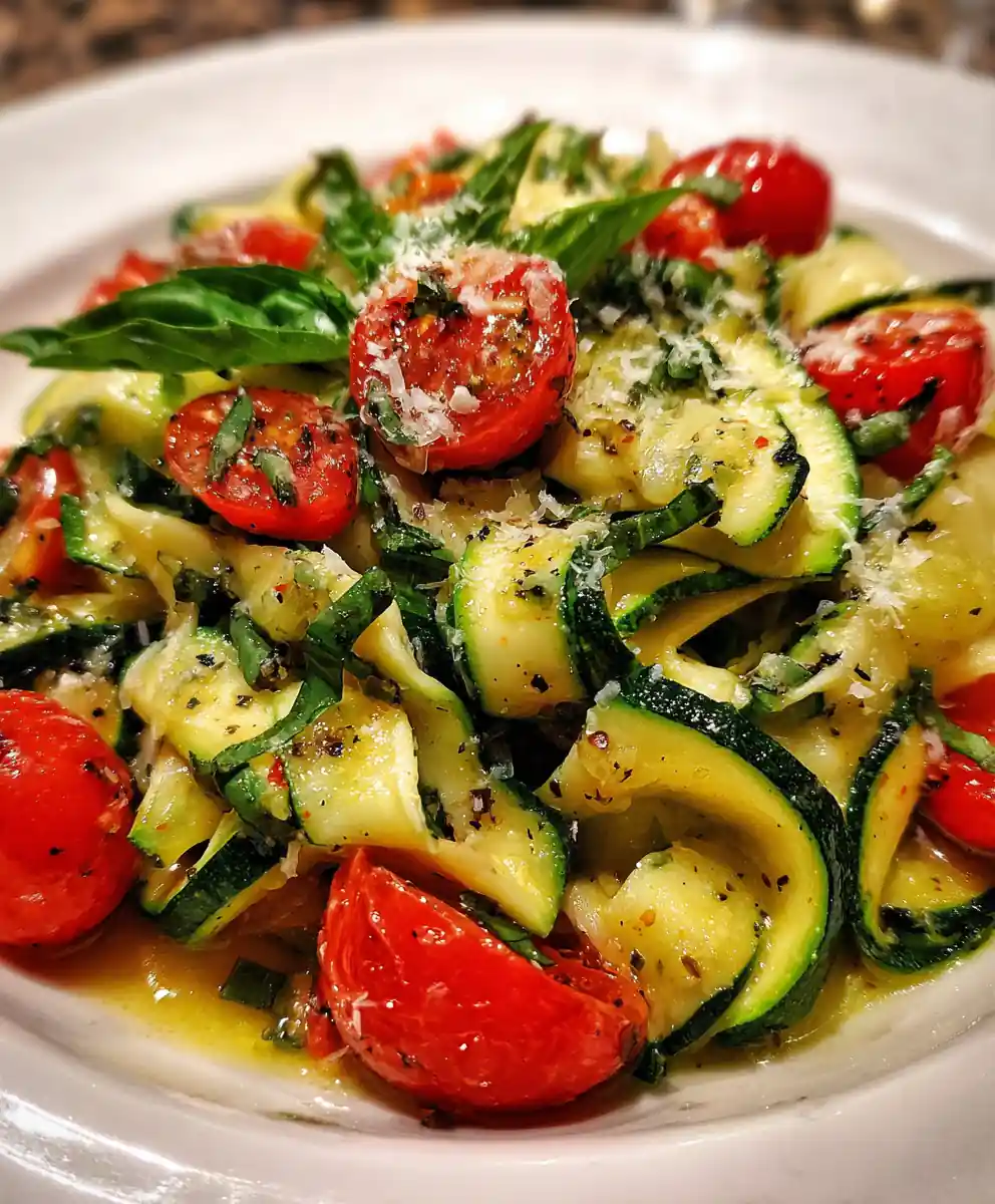 Zucchini Pasta Recipe Lemon Basil Ribboned Noodles 7 zucchini pasta recipe Lemon Basil Ribboned Noodles