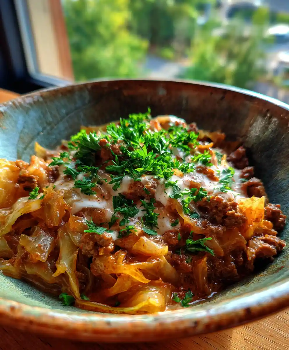 cabbage ground beef recipe