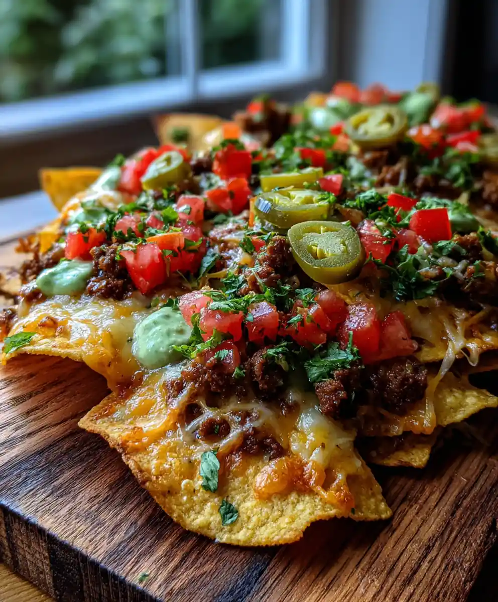 ground beef nachos recipe