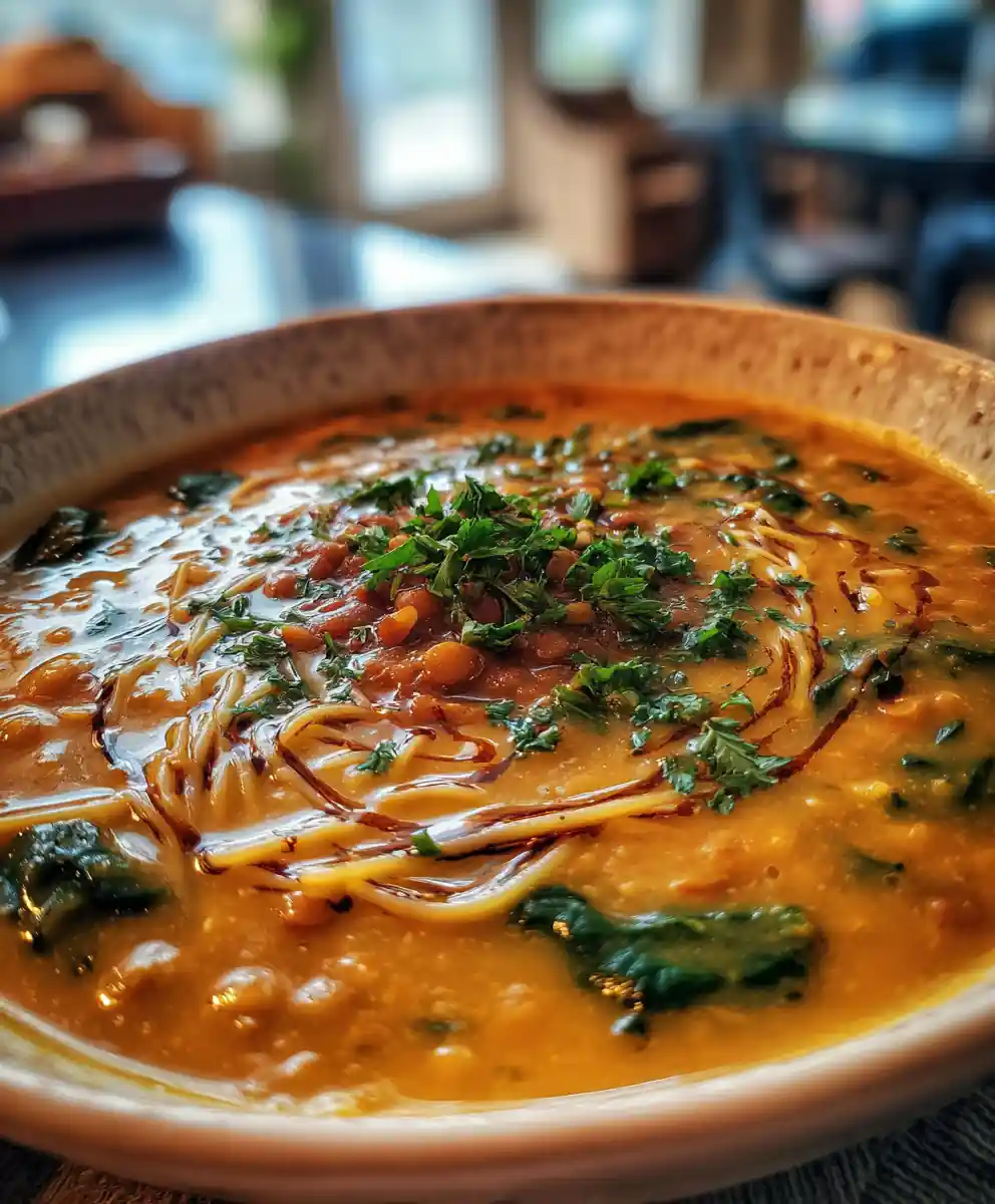 lebanese lentil soup recipe