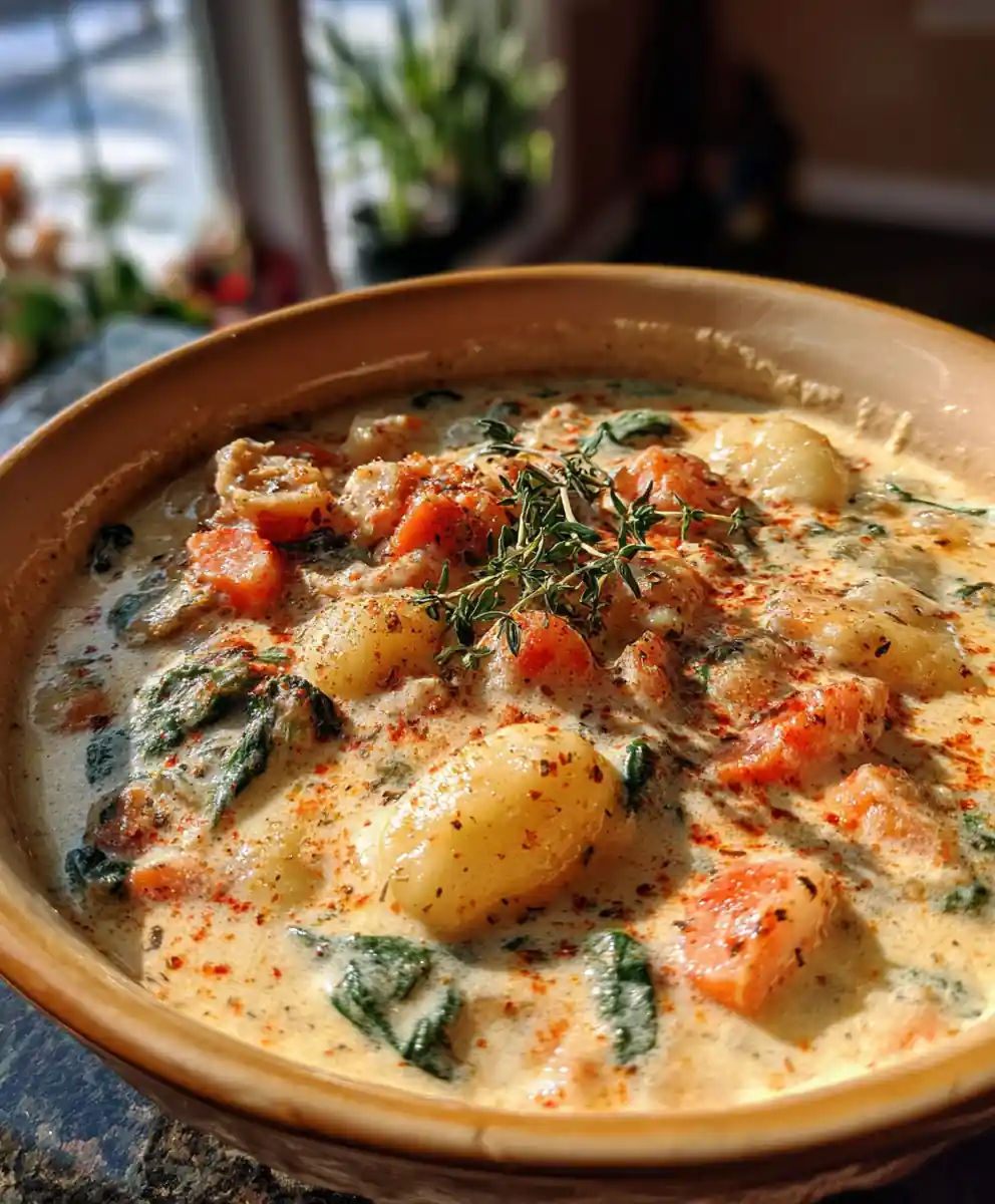 olive garden chicken gnocchi soup recipe crockpot