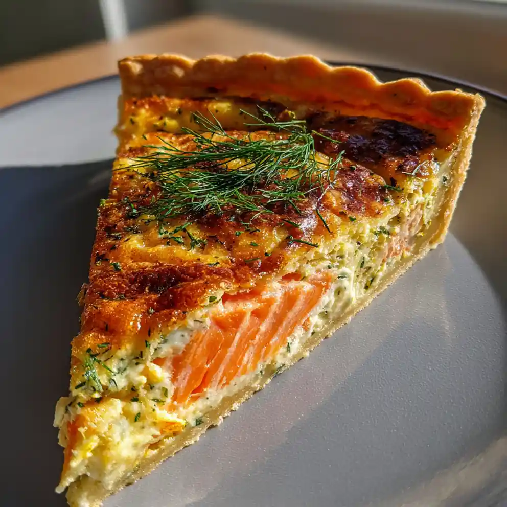 salmon quiche recipe