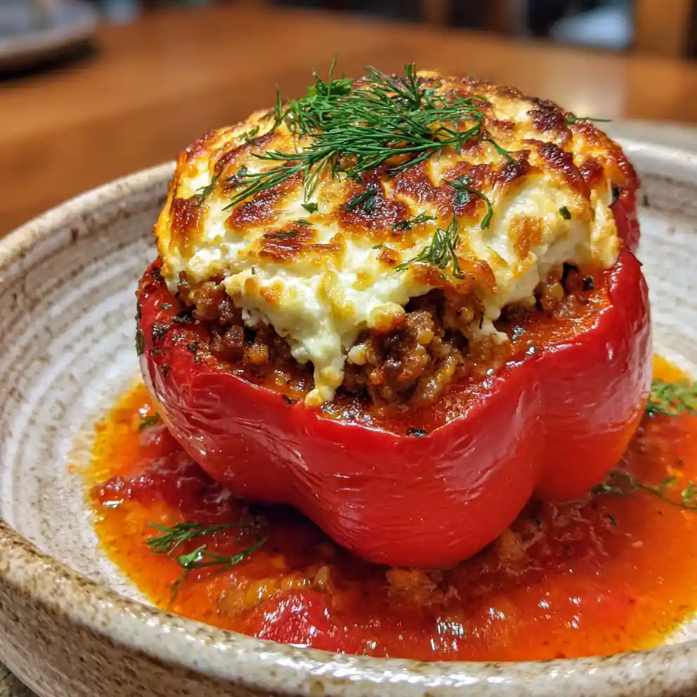 stuffed pepper recipe ground beef