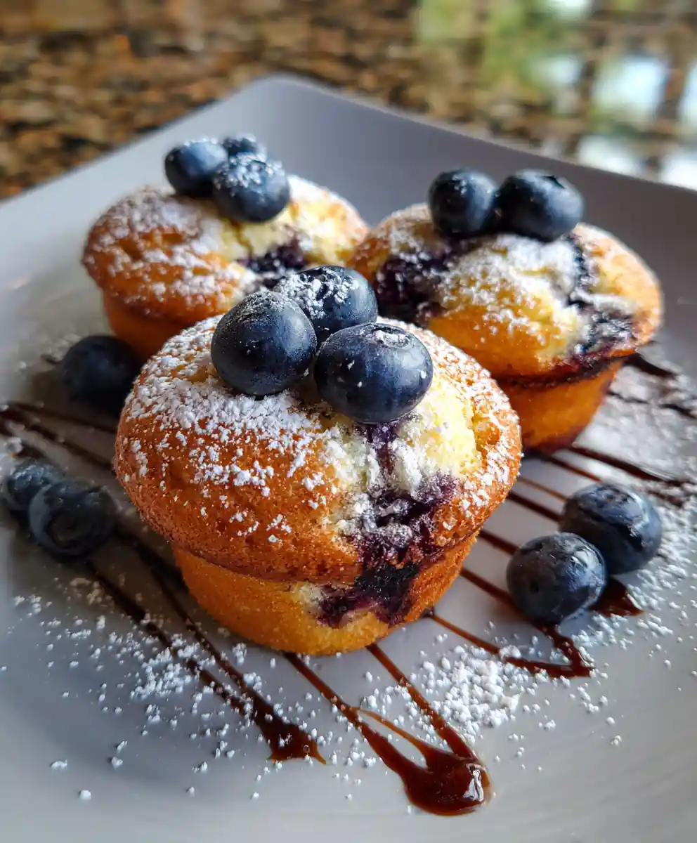 Blueberry Lemon Swirl Pancake Mini Muffins 7 Blueberry Lemon Swirl Pancake Mini Muffins