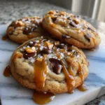 Brown Butter Toffee Chocolate Chip Cookies With Salted Caramel Drizzle 1772027191.5747278