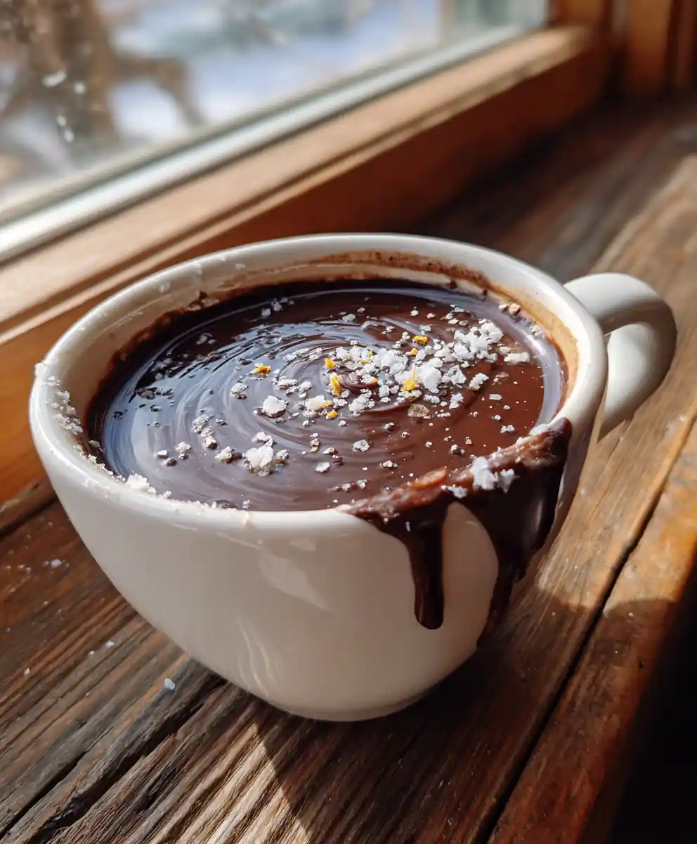 Cardamom Spiced Espresso With Chocolate Drizzle