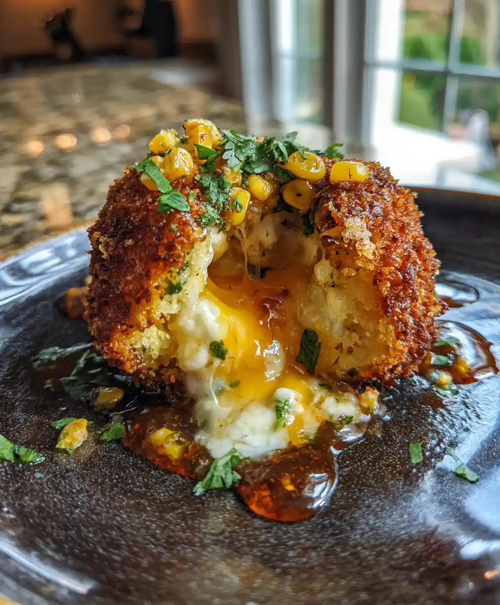Cheddar Jalapeño Cornbread Popper Bites With Honey Chili Glaze