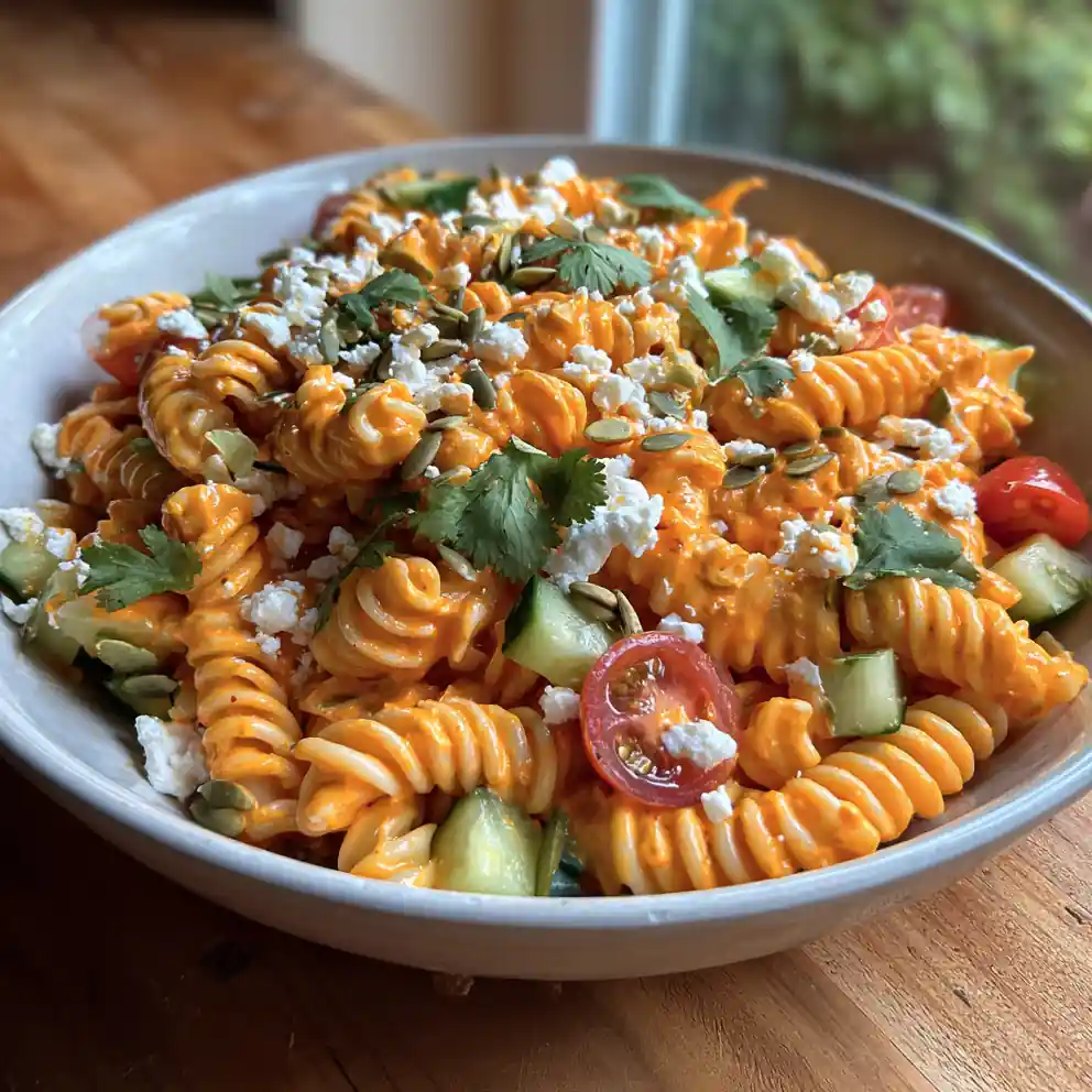 Chipotle Lime Ribbon Pasta Salad 6 Chipotle Lime Ribbon Pasta Salad