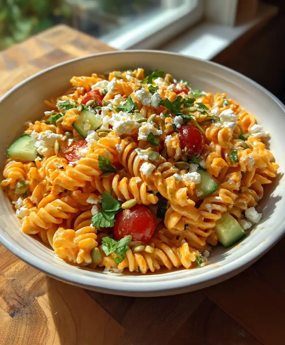Chipotle Lime Ribbon Pasta Salad 7 Chipotle Lime Ribbon Pasta Salad
