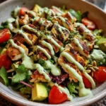Cilantro Lime Avocado Chicken Salad With Yogurt Drizzle 1772023069.762346