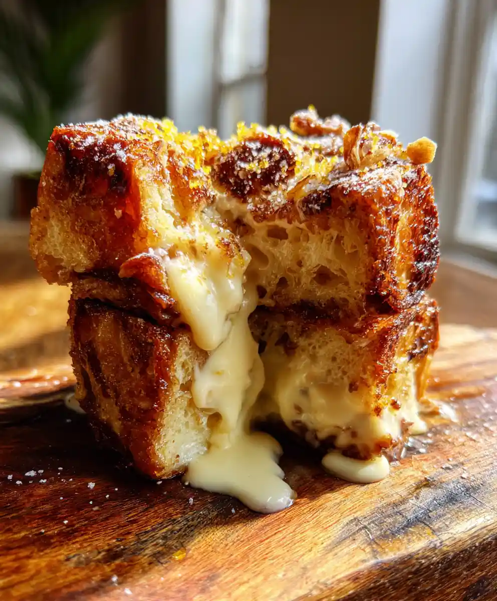 Cinnamon Sugar French Toast Muffins With Orange Cream Swirl