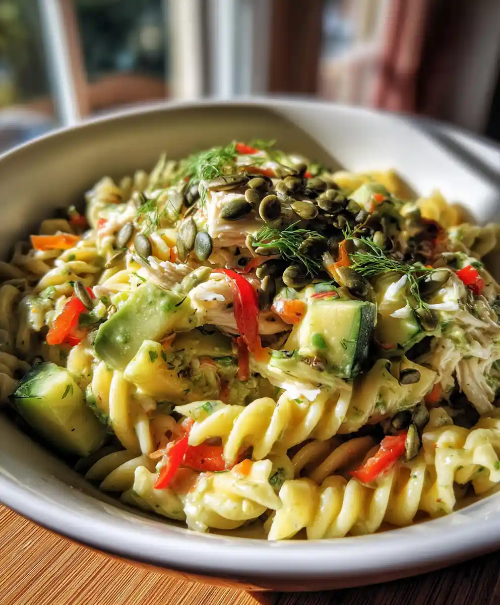 Citrus Avocado Crab Pasta Salad 7 Citrus Avocado Crab Pasta Salad