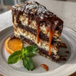 Decadent Smores Chocolate Cake With Caramel Swirl And Graham Cracker Crumble 1772005115.0238848